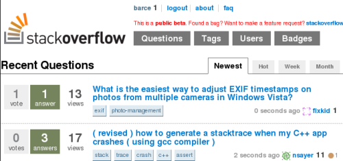 picture of stack overflow